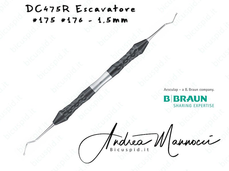 Strumento Escavatore Cod. DC475R - Serie ERGOFILL