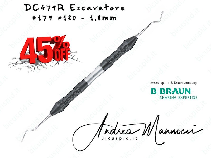 Strumento Escavatore Cod. DC479R - Serie ERGOFILL