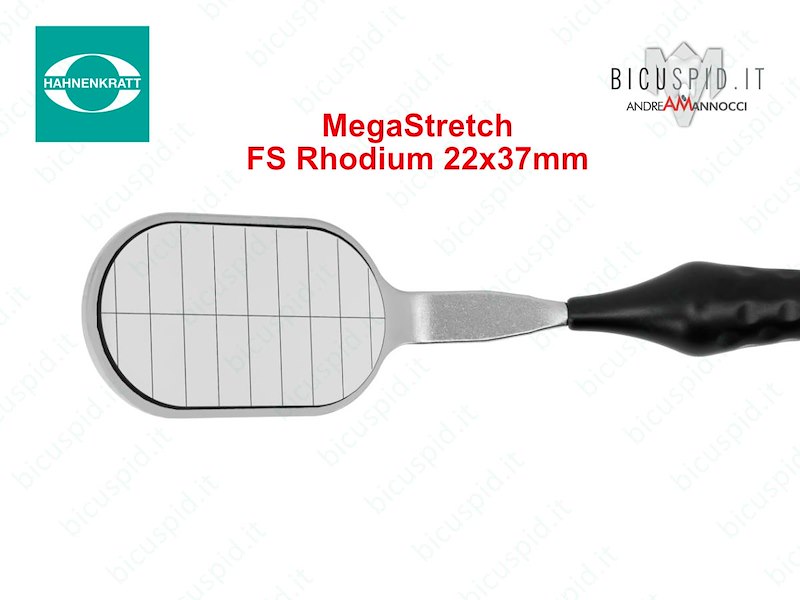 Mega Parallelometer FS Rhodium, Front Surface  Specchietto grande - Hahnenkratt 