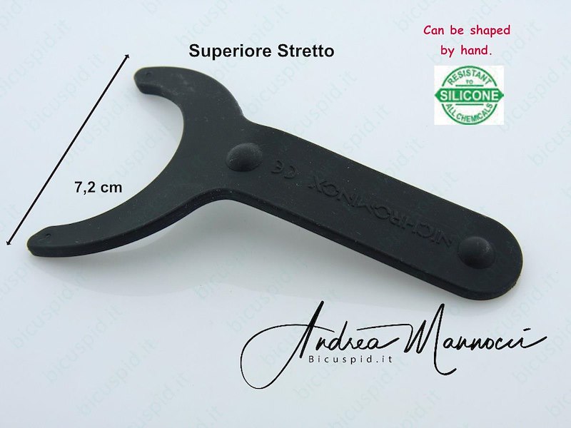 CONTRASTATORE PER FOTOGRAFIA INTRAORALE - SUPERIORE STRETTO IN SILICONE NERO - CODICE 190778