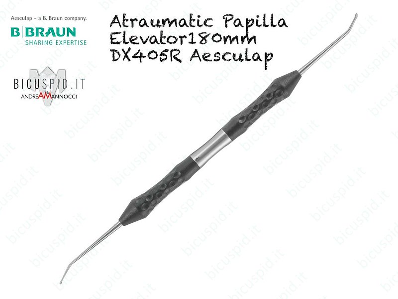DX405R ELEVATORE PAPILLA ATRAUMATICA 190MM ERGOPERIO Aesculap