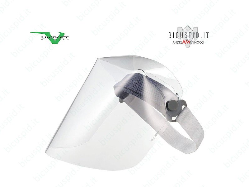 UNIVET SAFETY VISIERA 701.02 - CERTIFICATA  EN166 