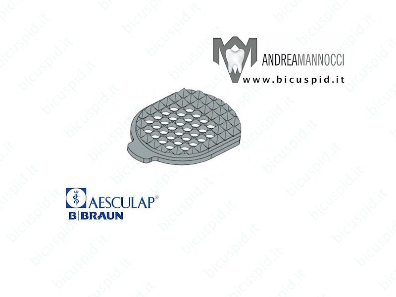 DX803R Griglia con fori grossi per Macinino osso  o Molino Aesculap