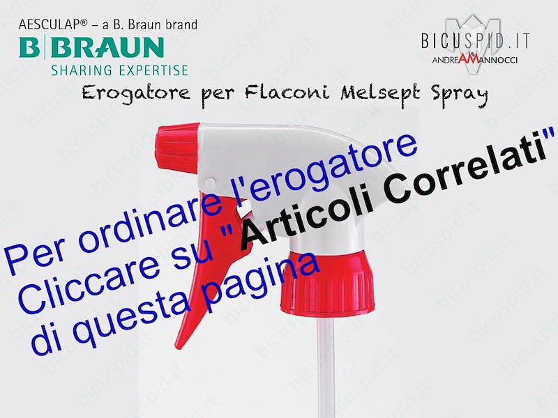 Melsept® spray 1 litro senza erogatore - disinfezione superfici e oggetti d'uso- Soluzione  a base alcolica al 78% (Etanolo)- Codice 18954