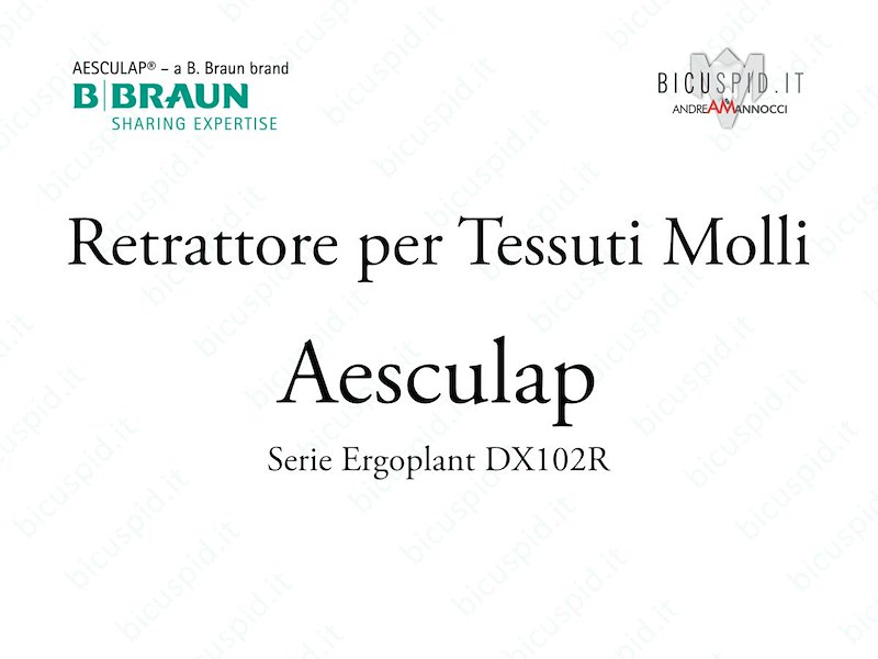 DX102R Divaricatore Aesculap Ergoplant - Retrattore per i tessuti molli 