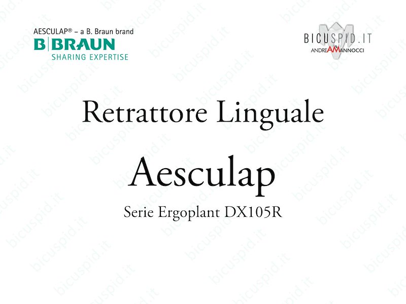 DX105R Divaricatore Aesculap Ergoplant Retrattore Linguale 
