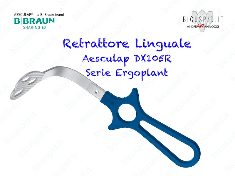 DX105R Divaricatore Aesculap Ergoplant Retrattore Linguale 