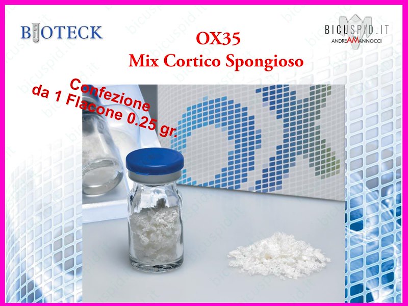 OX035  Bioteck - Granuli in Flacone OX da  0.25 gr. - Mix Cortico-Spongioso
