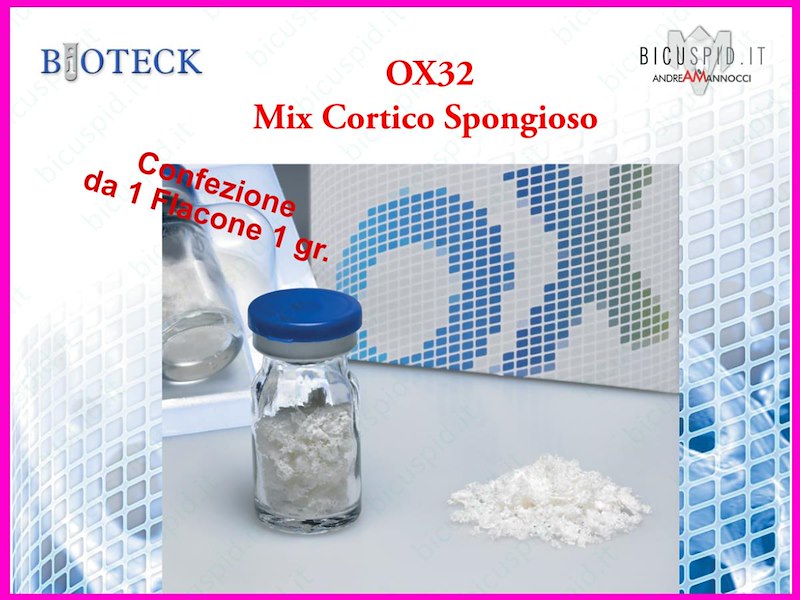 OX032  Bioteck - Granuli in Flacone OX  da 1 gr. - Mix Cortico-Spongioso