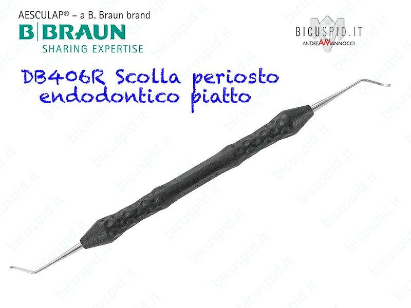 DB406R SCOLLAPERIOSTIO ENDODONTICO A PIATTO D1,5/1,5MM 175MM - AESCULAP  - CONF. DA  1 PZ.
