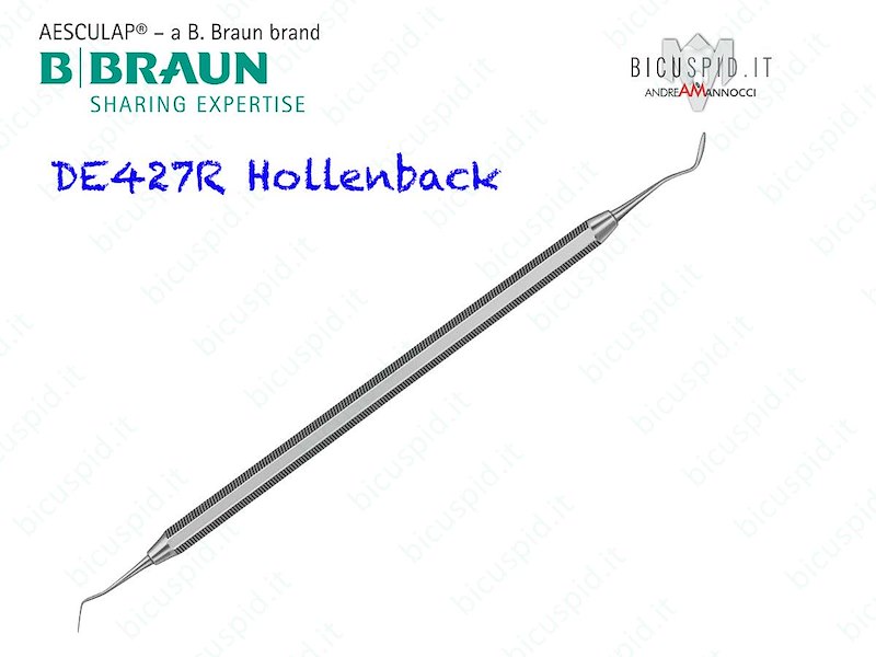 DE427R OTTURATORE HOLLENBACK #1/2 175mm - AESCULAP - CONF. Da 1 pz.