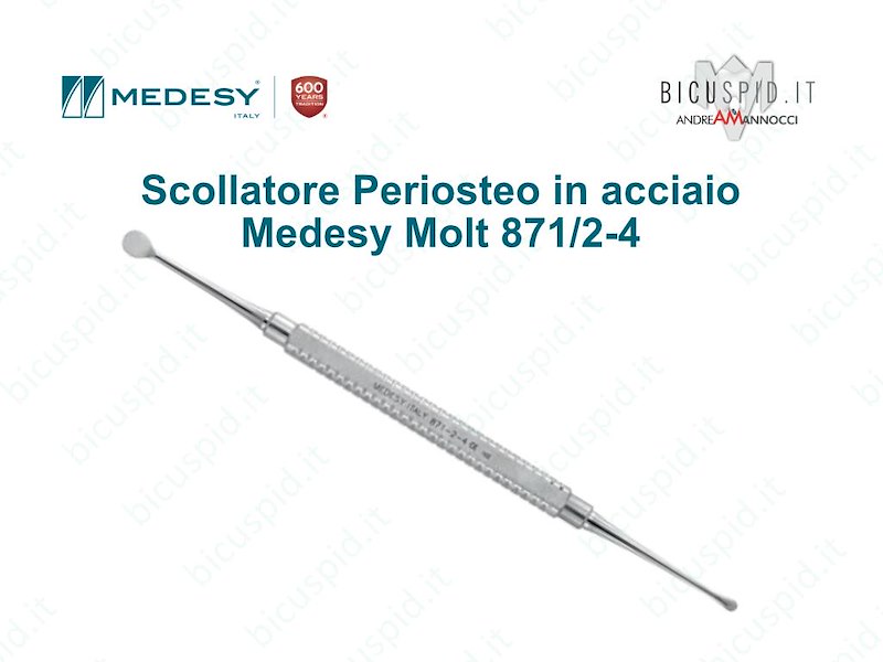 Scollatore Periosteo in acciaio Medesy 871/2-4