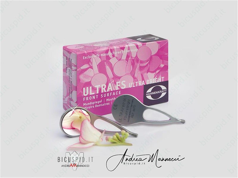 Specchietti  ULTRA FS ad alta luminosità - Hahnenekratt misura 4 (22mm) - Box da 6 specchietti - mod. 6690