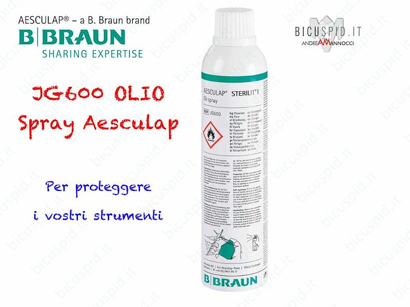 JG600 Olio Spray Sterile per il mantenimento degli strumenti