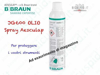JG600 Olio Spray Sterile per il mantenimento degli strumenti