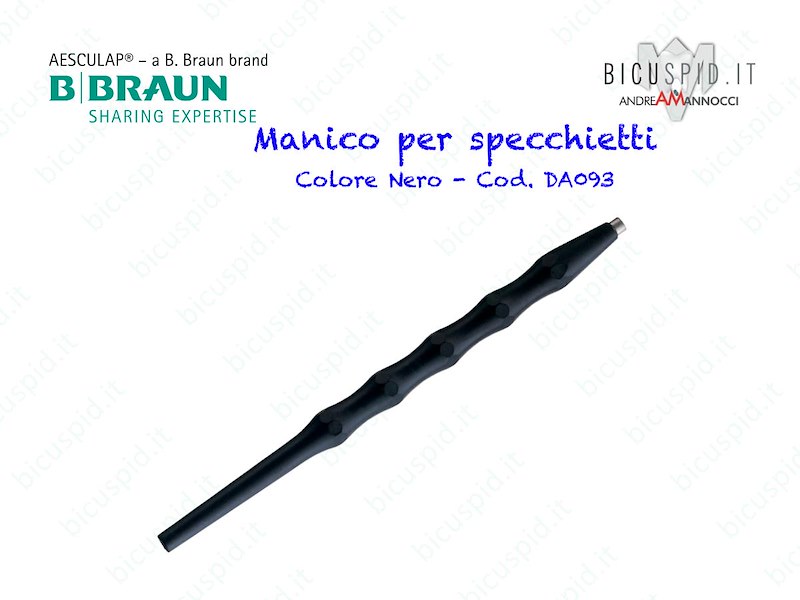DA093 Manico per Specchietti in Peek Nero Aesculap