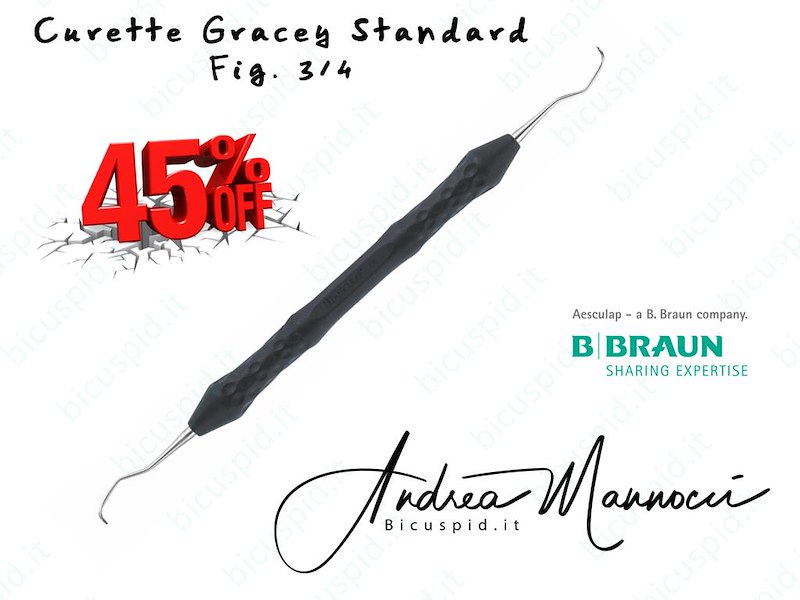 DB381R Curette di Gracey Standard fig.3/4