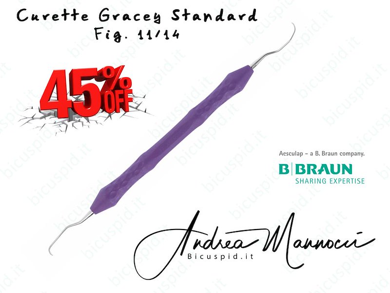 DB388R Curette di Gracey Standard fig. 11/14