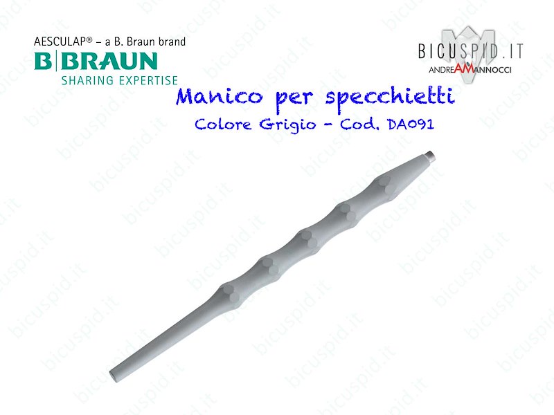 DA091 Manico per Specchietti in Peek Grigio Aesculap