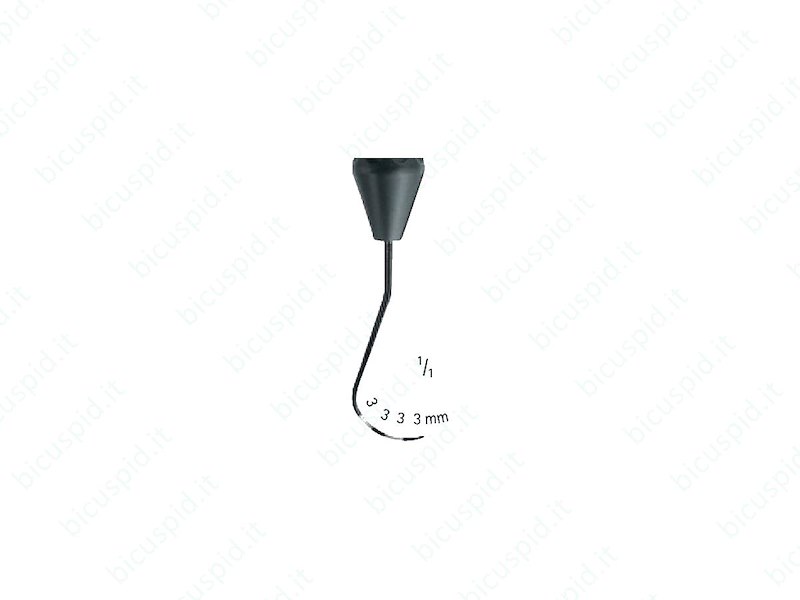 Specillo Aesculap NABERS Fig.P2N, 170mm DA882R