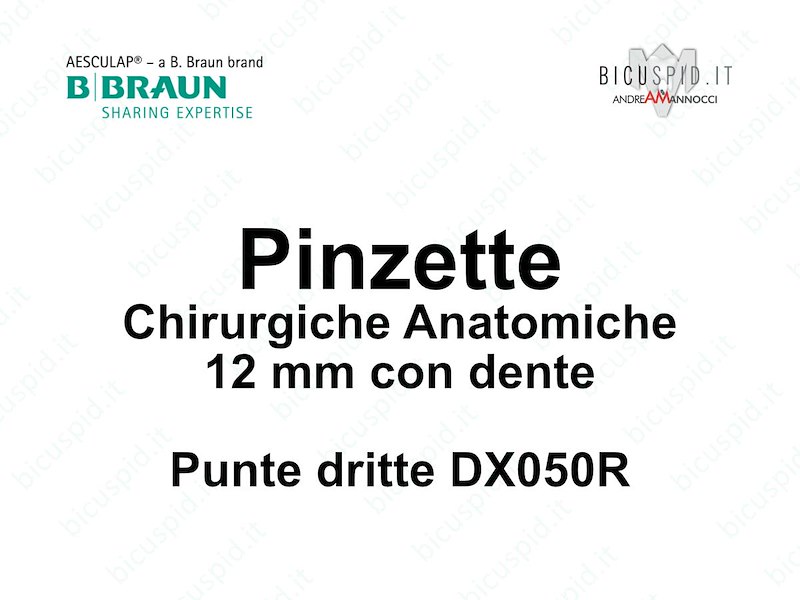 DX050R Pinzette per Chirurgia ergonomiche serie Ergoplant