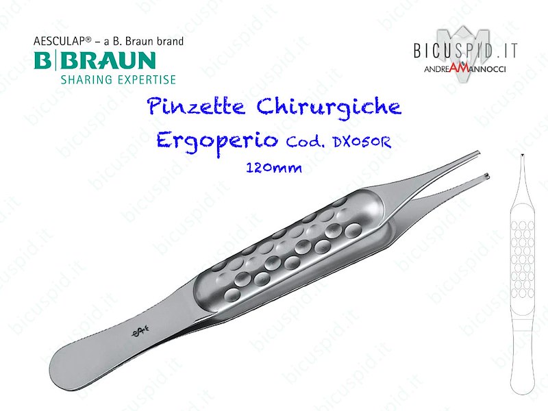 DX050R Pinzette per Chirurgia ergonomiche serie Ergoplant