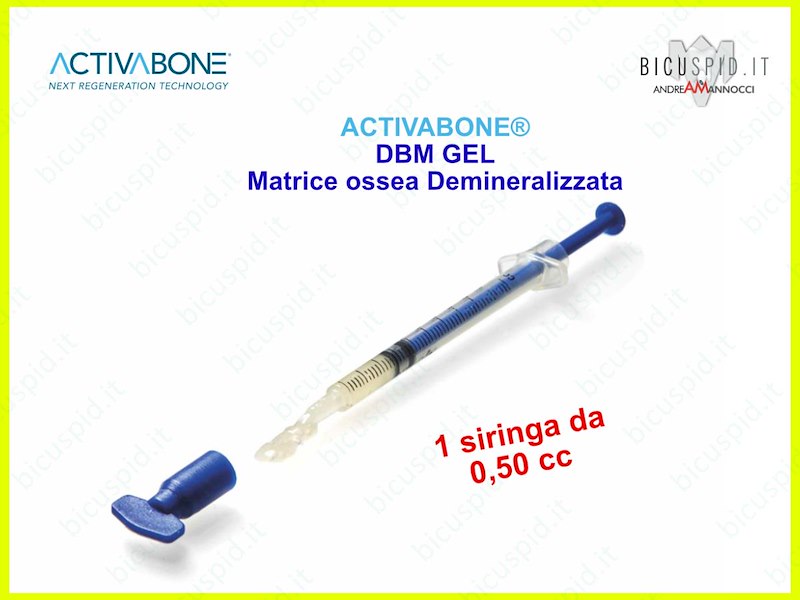 ACT-GEL005  ACTIVABONE® DBM GEL ,  Iniettabile , 1 siringa 0,5 cc