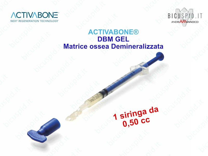ACT-GEL005  ACTIVABONE® DBM GEL ,  Iniettabile , 1 siringa 0,5 cc