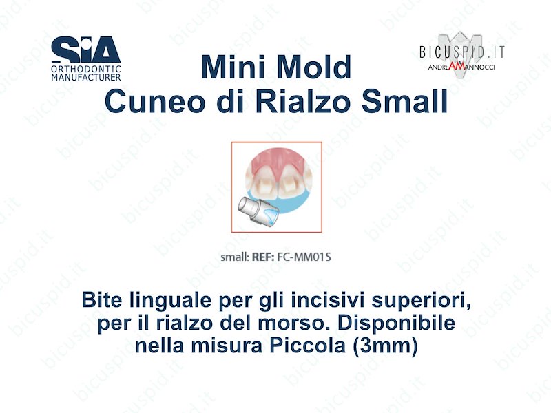 FC-MM01S Mini Mold  Cuneo di Rialzo Piccolo