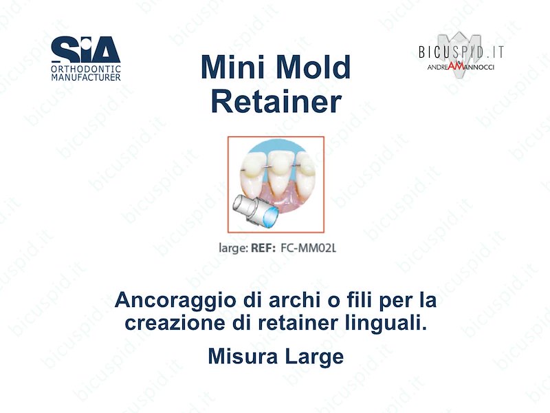 FC-MM02L  Mini Mold  Retainer Grande 