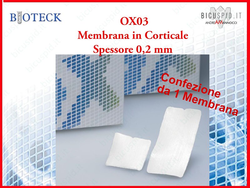 Membrana di Corticale Spessore  0,2 mm in Osso Flessibile Flex Cortical Sheet  OX03