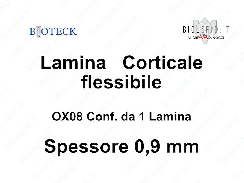 Membrana di Corticale Spessore 0,9 mm in Osso Flessibile Flex Cortical Sheet  OX08