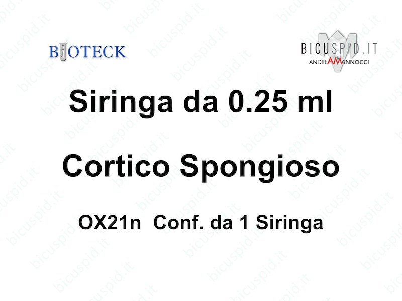 OX21n Bioteck - Granuli in Siringa  - Confezione da 1 Siringhe OX da 0.25 ml