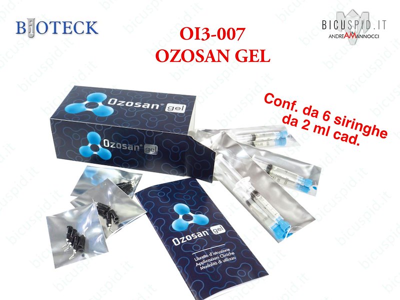 OI3-007 Ozosan GEL - Ozono in Gel Confezione da 6 siringhe da 2 ml cad.