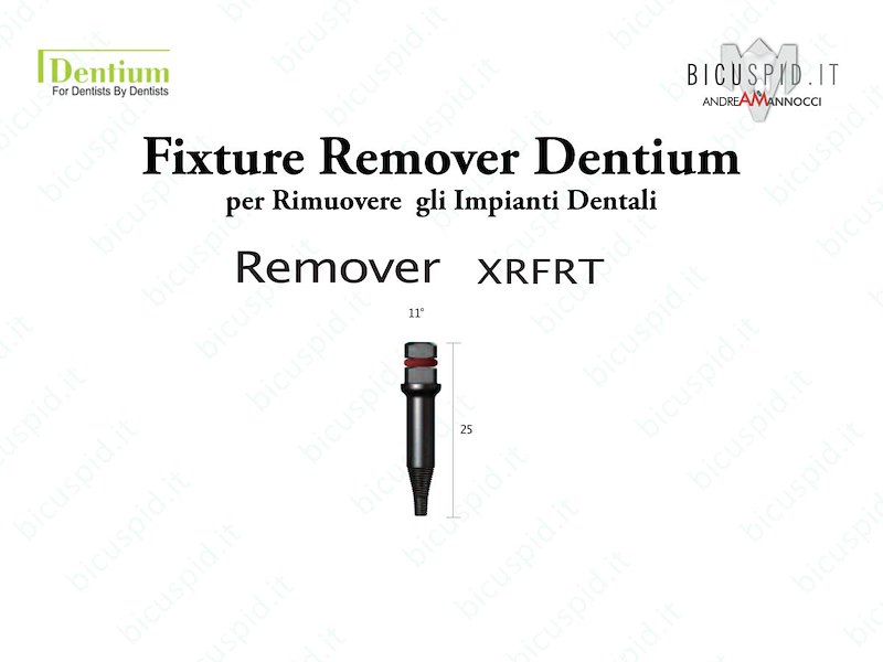 Fixture Remover Dentium - Dispositivo di Rimozione degli impianti - i Componenti