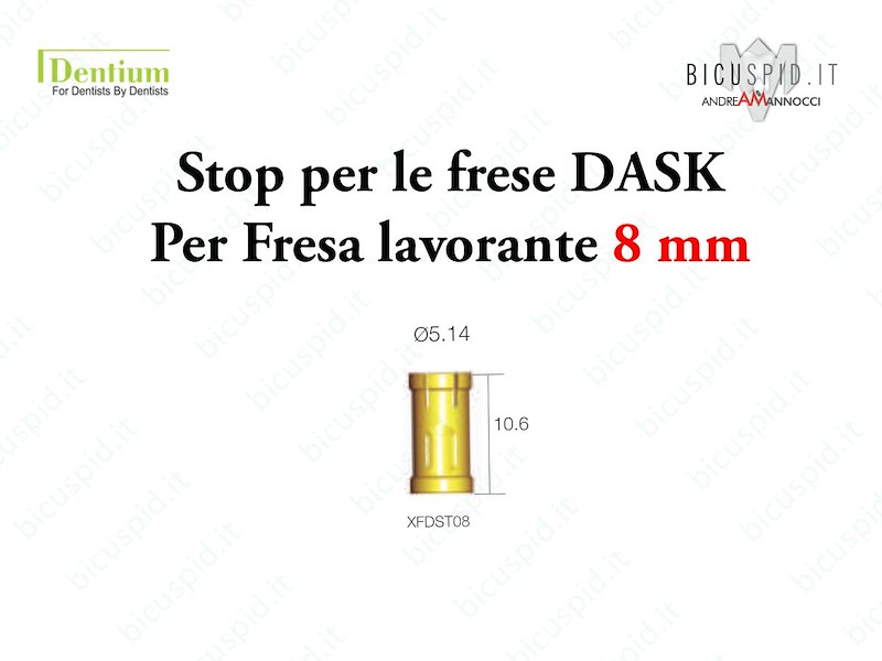 Gli Stop delle frese DASK per Approccio Crestale 