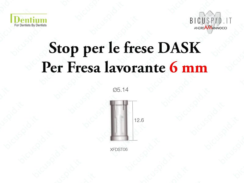 Gli Stop delle frese DASK per Approccio Crestale 