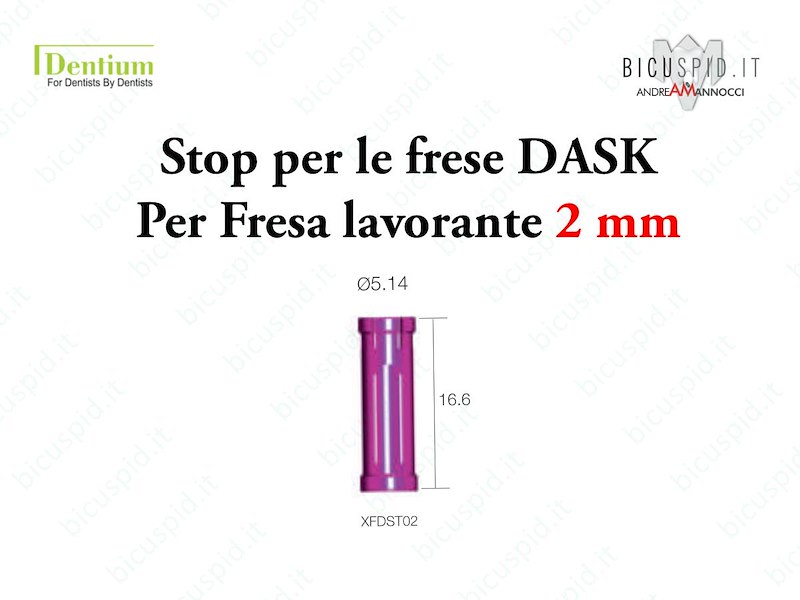 Gli Stop delle frese DASK per Approccio Crestale 