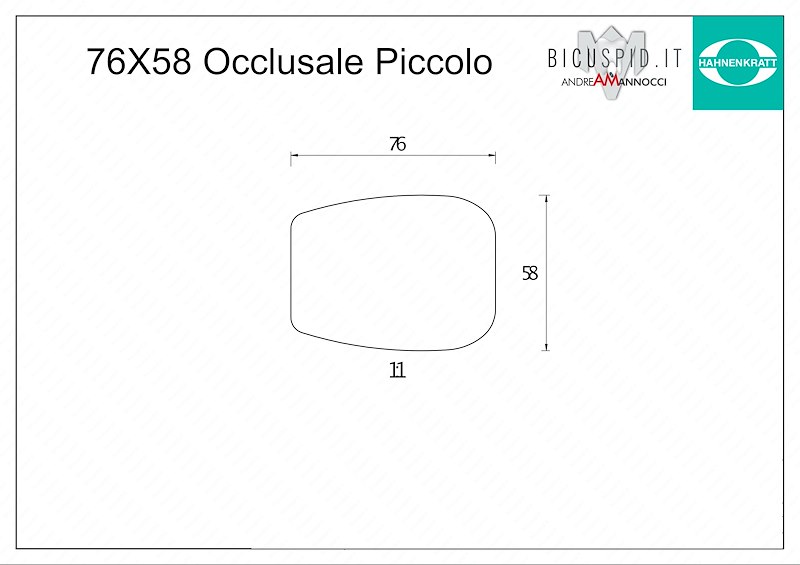 Specchi per la fotografia intraorale con manico Hahnenkratt 